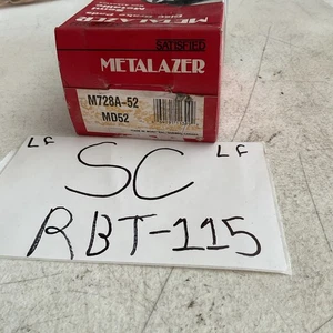 Satisfied Metalazer Semi-Metallic Disc Brake Pads, MD52 (M728A-52) - Picture 1 of 1
