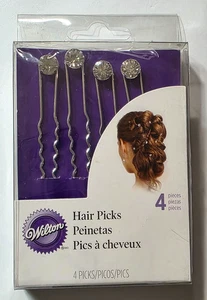 Selecciones de pelo de diamantes de imitación Wilton - 4 piezas - Imagen 1 de 2