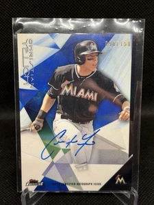 2015 Topps Finest - Autographs Christian Yelich #FA-CY Blue Refractor /150 (AU) - Bild 1 von 2