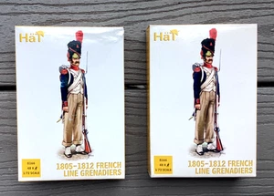 2 HAT INDUSTRIES 1/72 1805-1812 FRENCH LINE GRENADIERS INFANTRY 48 FIGURES 8166 - Picture 1 of 11