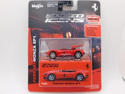 NUEVO 2025 Maisto Speed Icons *FERRARI MONZA SP1* Roadster - Edición limitada Foto 1 de 2