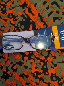 ICU Eyewear CELINA Reading Glasses +1.50 with Soft Case Free Shipping EG04 - Picture 1 of 3