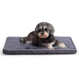 Washable Plush Dog Cage Bed - Soft & Comfortable Kennel Mat, Non-Slip Pet Sle... - Picture 1 of 6