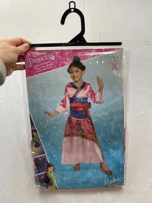 Brand New Disney Princess Mulan Deluxe Girls Child Costume Small 4-6X Disguise - Image 1 of 3