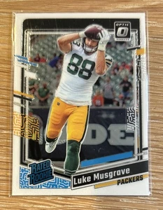 2023 Donruss Optic Rated Rookie #241 Luke Musgrave RC  Green Bay Packers - Picture 1 of 2