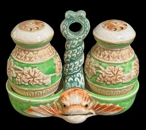 Shaker sale e pepe vintage anni '30 con porta/porta pesce/delfini made in JAPAN - Foto 1 di 14
