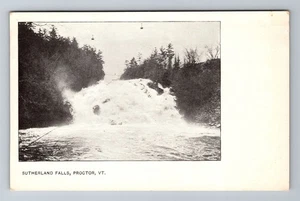 Postal de recuerdo antigua Proctor VT-Vermont, Sutherland Falls - Imagen 1 de 2