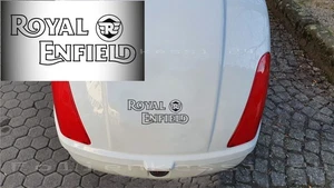 1 Aufkleber RE Royal Enfield Schrift & Logo Outline Styling Bike Farbwahl RE013 - Picture 1 of 5