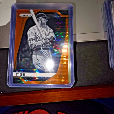 Béisbol Panini Orange Wave Prizm 2025 #191 Ty Cobb 127/399 - Tigres de Detroit Foto 1 de 2