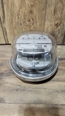 GE- ELECTRIC Canada Watthour Meter (KWH) - TYPE I-70S 240V 200A - Image 1 of 3