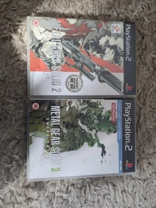 PlayStation 2, Metal Gear Solid 2, Metal Gear Solid 3: Snake Eater, With Manuals - Picture 1 of 7