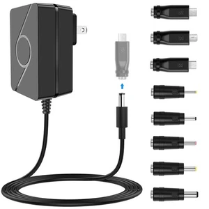 5V 3A DC Power Supply 5 Volts 2A 1.5A 1A AC Power Adapter Charger fit for 5Vd... - Picture 1 of 8