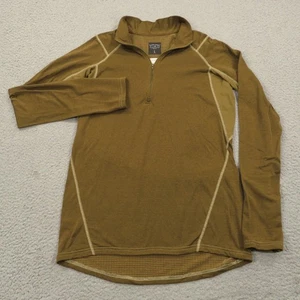 Beyond Clothing Camicia Uomo Grande Strato Base 1/2 Zip L2 Coyote Polartec PCU USA - Foto 1 di 9