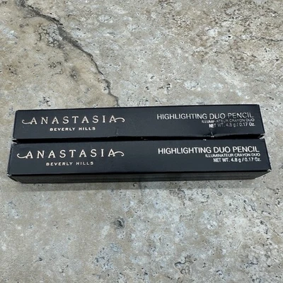 Lot Of 2 Anastasia Beverly Hills Shell/lace Highlighting Duo Pencil Camille/Sand - Image 1 of 4