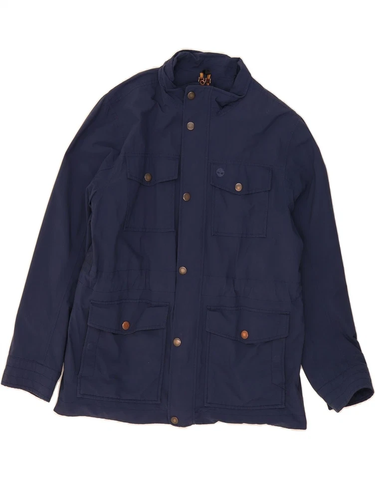 TIMBERLAND Mens Utility Jacket UK 40 Large Navy Blue Nylon DJ50 - Image 1 of 3