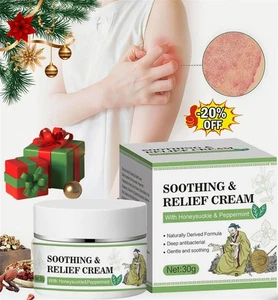 Beruhigende & Lindernde Creme Natürliche Kräutercreme Sanft Sofort Beruhigend und Reparatur. - Bild 1 von 17