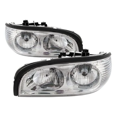 Headlights Pair For 1997-2005 Buick Park Avenue Ave Halogen Headlamps - Image 1 of 4