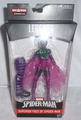 Marvel Legends Enemigos Superiores de Spider-Man Escarabajo Hombre Absorbente BAF MIP Foto 1 de 4