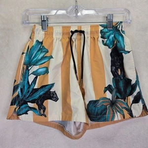 Pantalones Cortos de Natación Mavrans Pantera XS Pantera Floral Rayas Cordón Playa UPF Piscina - Imagen 1 de 8