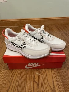 Nike Waffle Debut Tenis Para Mujer 11 Blanco Estampado Leopardo Zapatos Atléticos - Imagen 1 de 13