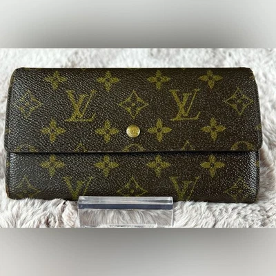 Louis Vuitton Monogram Portefeuille Sarah Envelope Wallet | Authentic | Vintage - Image 1 of 4
