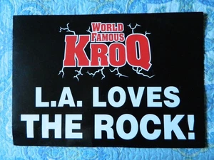 KROQ L.A. famoso in tutto il mondo Poster stampa LOVES THE ROCK - Foto 1 di 6