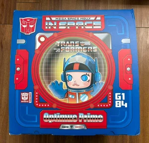 POP MART Mega Space Molly IN SPACE Transformers Optimus Prime figura pittura 3D - Foto 1 di 10
