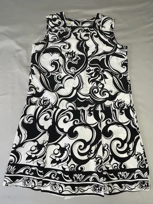 Vintage 1960s Flutterbye Mod Groovy Print Romper Culottes One Piece Sz L/XL - Image 1 of 4