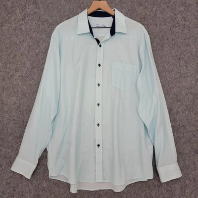 Tasso Elba Shirt Mens XL Button Down Long Sleeve Pocket Cotton Business Casual - Image 1 of 4