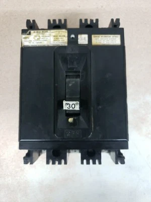 1) Federal Pacific NEF433030 30A 480V 3P Molded Case Circuit Breaker See pics - Image 1 of 4