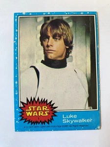 1977 Topps Star Wars Series 1 Blue Border #1 Luke Skywalker -The Card To Have!!! - Picture 1 of 2