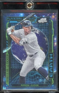 2024 Topps Chrome Cosmic Aaron Judge Earth Refractor - Picture 1 of 2