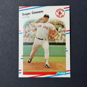 1988 Fleer Roger Clemens Boston Red Sox #349 - Picture 1 of 2