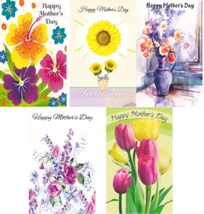New Floral, General Assorted Mother's Day Cards - Pack of 30 - Picture 1 of 5