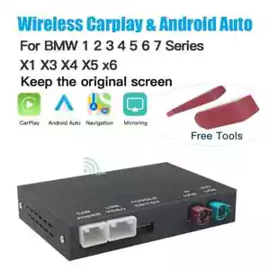 Wireless Carplay Android Auto for BMW NBT MODULE SERIES 1-7 X1-X6 MINI AND MORE - Picture 1 of 7