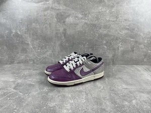 Nike Dunks Women's Leather Sneaker Dot Purple Shoes Size 39 Made in Vietnam 2009 - Picture 1 of 13