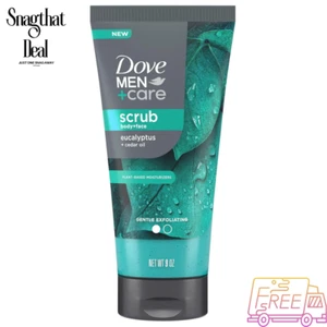 Dove Men+Care Eucalyptus Body and Face Scrub (9oz) - Picture 1 of 10