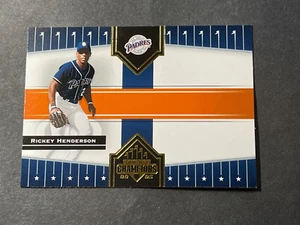 2005 Donruss Champions Rickey Henderson (Padres) #311 - Picture 1 of 2