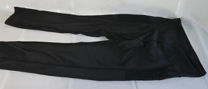 Bally Total Fitness Black Crop  Women's High Rise Capri with mesh pockets Med - Picture 1 of 5