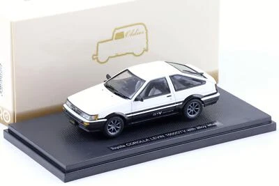 1:43 Ebbro Toyota Corolla Levin 1600 Gtv Con Lega Wheel Bianco/Nero - Immagine 1 di 3