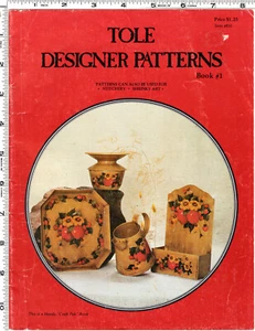 "Tole Designer Patterns" Book 1 Handy "Craft Pak" Painting Pattern Book Item 850 - Picture 1 of 3