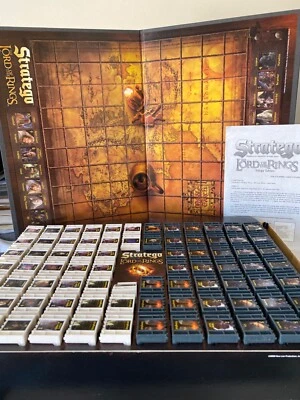 Stratego The Lord of the Rings Trilogy Edition Board Game Complete 2004 - Image 1 of 4