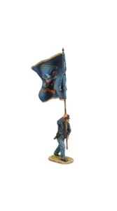 First Legion ACW104 Union Sergeant Standard Bearer 56th Penn Color 1:30 Figure - Picture 1 of 1
