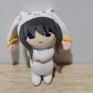 Puella Magi Madoka Magica Homura Akemi Kyubey Costume Plush Toy keychain 4.5" - Picture 1 of 5