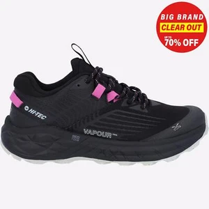 Entrenadores de senderismo Hi-Tec Fuse Trail Low para mujer al aire libre negros - Imagen 1 de 5