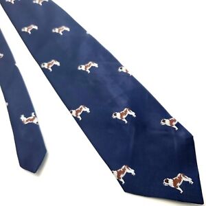 Chipp 2 Novelry Dog Tie Silk Woven Blue