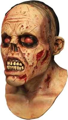 Zombie Lurker Mask Undead Scary Fancy Dress Up Halloween Adult Costume Accessory - Image 1 of 3