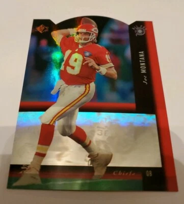 1994 Sp Holoviews Die Cuts #PB17 Joe Montana Kansas City Chiefs San Fransisco... - Image 1 of 3
