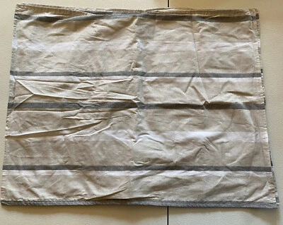 Набор из 2 стандартных наволочек Nautica, 100% хлопок, слоновая кость/серый 👍 - Изображение 1 из 3