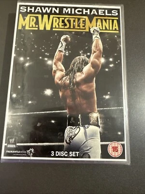 WWE - Shawn Michaels - Mr. WrestleMania (DVD, 2014, 3-Disc -REGION 2- NEW/SEALED - Image 1 of 2